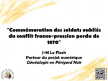 Vignette de Commémoration des soldats oubliés du conflit franco-prussien perdu de 1870