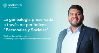 Miniatura de La genealogía preservada a través de periódicos: "Personales y Sociales"