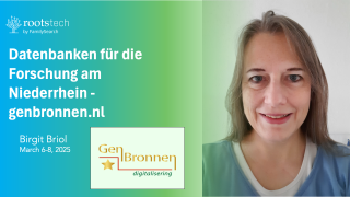 Miniaturansicht für Datenbanken für die Forschung am Niederrhein - genbronnen.nl