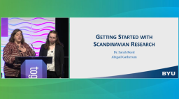 Getting Started with Scandinavian Research -н өнгөц зураг