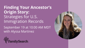 Immagine in miniatura per Finding Your Ancestor’s Origin Story: Strategies for U.S. Immigration Research 2024