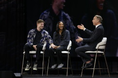 Miniatura de Tara Davis-Woodhall y Hunter Woodhall | RootsTech 2025