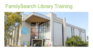 صورة مصغرة لـ FamilySearch Library Training: Helping Others Get Started with Family History