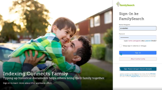 Keluku untuk Bagaimana Masuk Ke FamilySearch