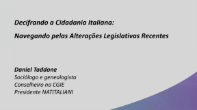 Decifrando a Cidadania Italiana: Navegando pelas Alterações Legislativas Recentesのサムネイル
