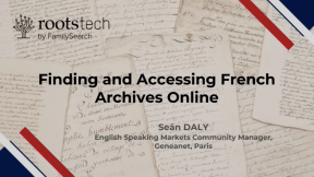 Miniaturansicht für Finding and Accessing French Archives Online