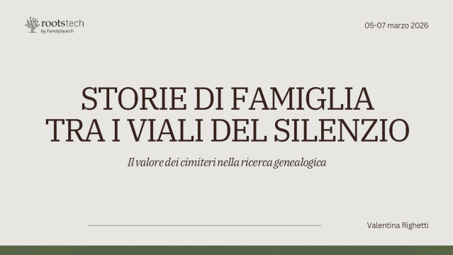 Immagine in miniatura per Storie di famiglia tra i viali del silenzio: il valore dei cimiteri nella ricerca genealogica