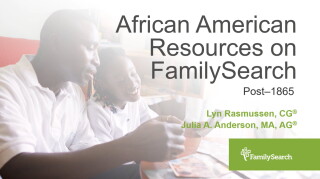 صورة مصغرة لـ African American Resources on FamilySearch