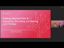Miniatura de Getting Started Part 6: Organizing, recording, and sharing your findings Webinar