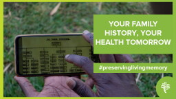 Miniatura de Your Family History, Your Health Tomorrow - Clifton Karani