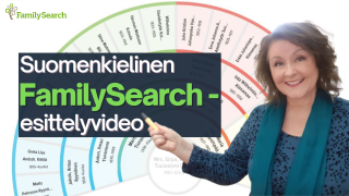 Thumbnail van Suomenkielinen FamilySearch esittelyvideo