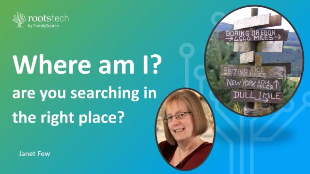 Where am I?: Are You Searching in the Right Place?のサムネイル