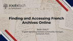 Finding and Accessing French Archives Onlineのサムネイル