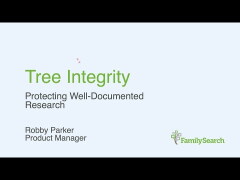 Miniatura para Tree Integrity: Protecting Your Research in Family Tree