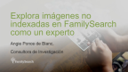 Miniatura de Explora imágenes no indexadas en FamilySearch como un experto