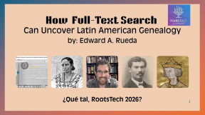 صورة مصغرة لـ How Full-Text Search Can Uncover Latin American Genealogy
