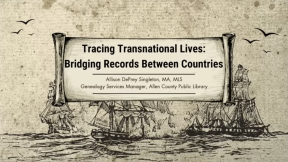 Thumbnail ki he Tracing Transnational Lives: Bridging Records Between Countries